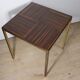 Vintage side table in rosewood & bronze – 1960s