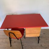 Vintage modernist desk foot compass