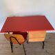Bureau vintage moderniste pied compas