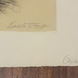Basile Titoff - Lithograph signed - Orion Chat