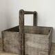 Wooden basket for the garden or workshop, folk art