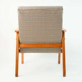 Armchair design beige tiles