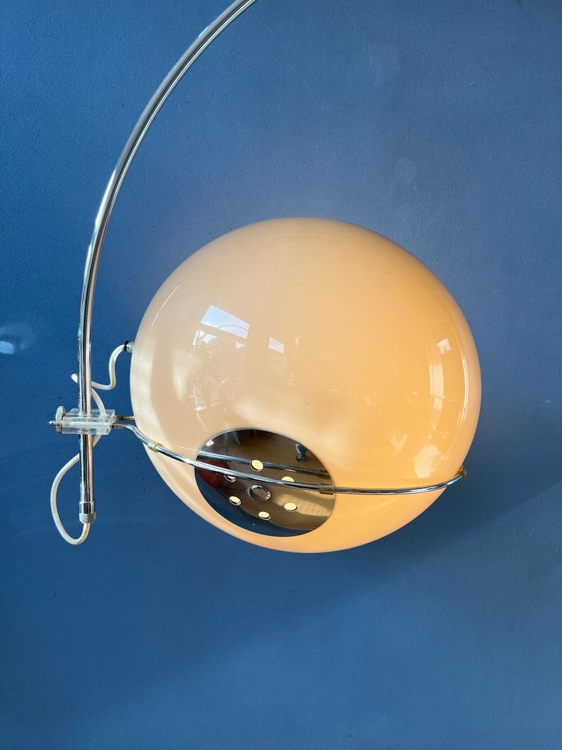 Space Age Mushroom arc floor lamp by GEPO