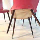 Set of 4 chairs baumann 1966