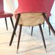 Suite de 4 chaises baumann 1966