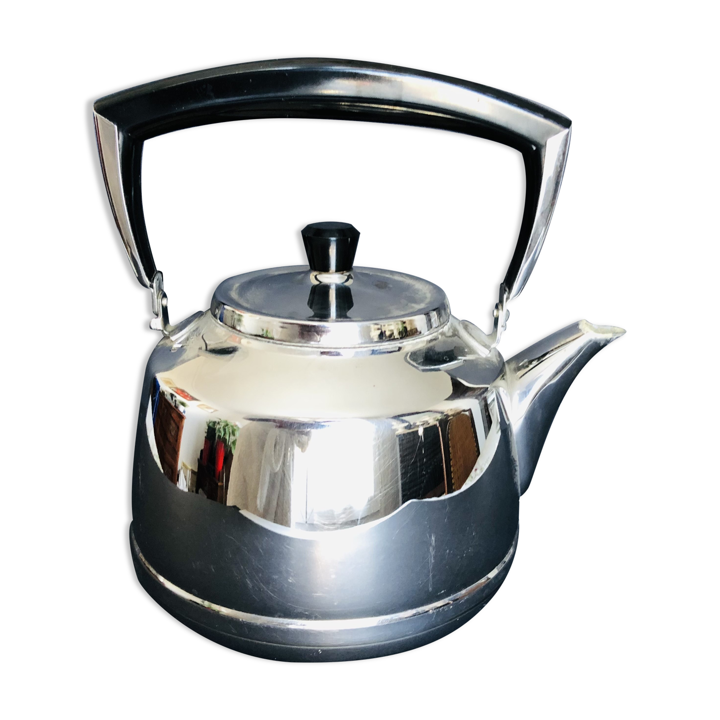 Vintage stainless steel kettle