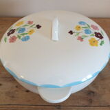 Tureen 50s Salins model Jocelyne - flowers