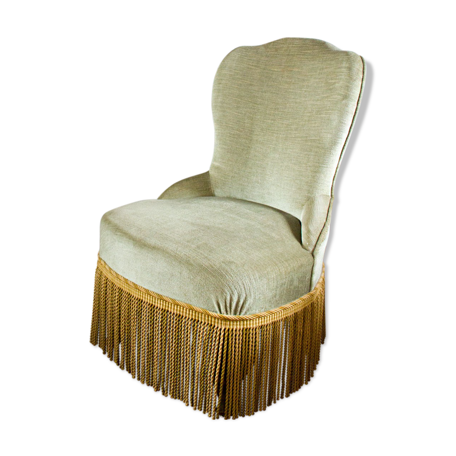 Green toad armchair