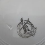 6 hollow plates Faience Orchie Moulin des loups