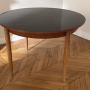 Butterfly leaf dining table, Lubke Vintage 1950s