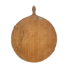 Old large round cutting board 73.5 x 59 cm
