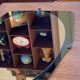 Double shade mirror 43x66 vintage 1970