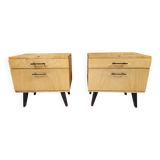 Pair of vintage 1960's bedside tables