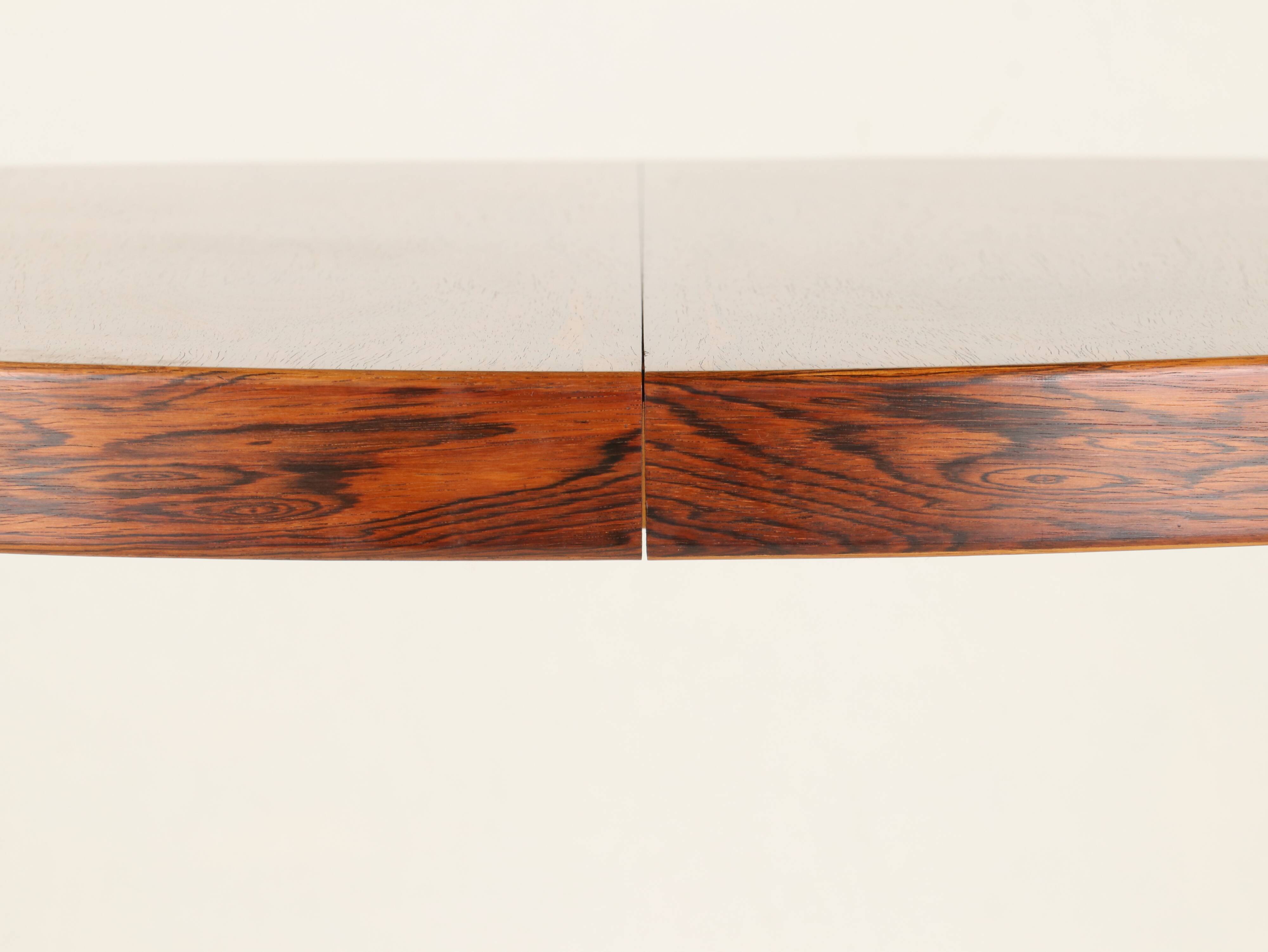 Extendable Rosewood Dining Table Model 56 by Villy Schou Andersen, Denmark, 1960s
