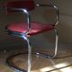 Chaise victoria vintage années 70 en tissu
