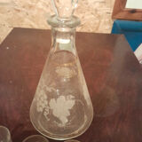 Carafe & 8 glasses