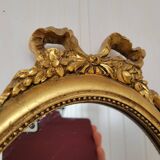 Louis XVI style oval mirror