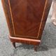 Louis XVI style display cabinet, 19th century, marble and gilded bronzes.