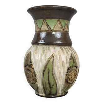 Vase Art déco en grès Eugène Losson