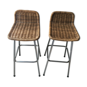 Ensemble de 2 tabourets