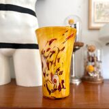 Vase en pâte de verre La Rochère