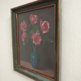 Painting "The bouquet of pastel roses" by S.Lamarche
