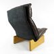 Dutch leather lounge chair from Leolux, 1970s