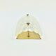 Mid Century Scandinavian Glass & Brass Wall Light by Carl Fagerlund, 1960s