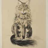 Basile Titoff - Lithograph signed - Orion Chat