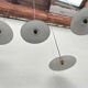 Enameled sheet metal pendant lights