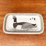 Vintage German ceramic bird plate by Thomas.