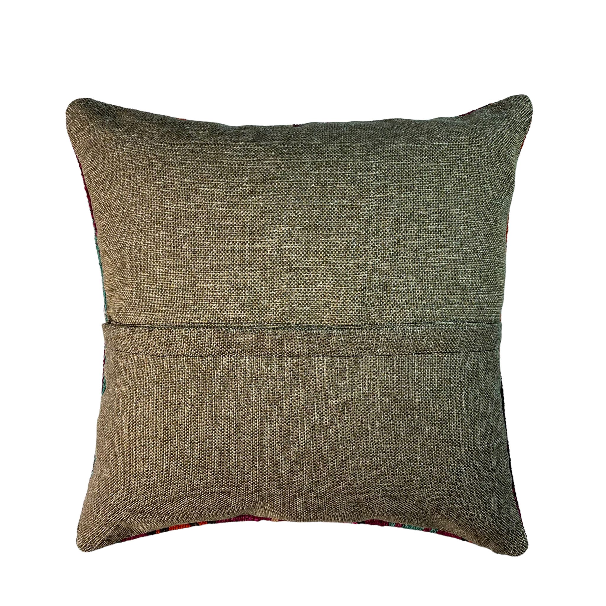 Housse de coussin kilim turc vintage 40 x 40 cm