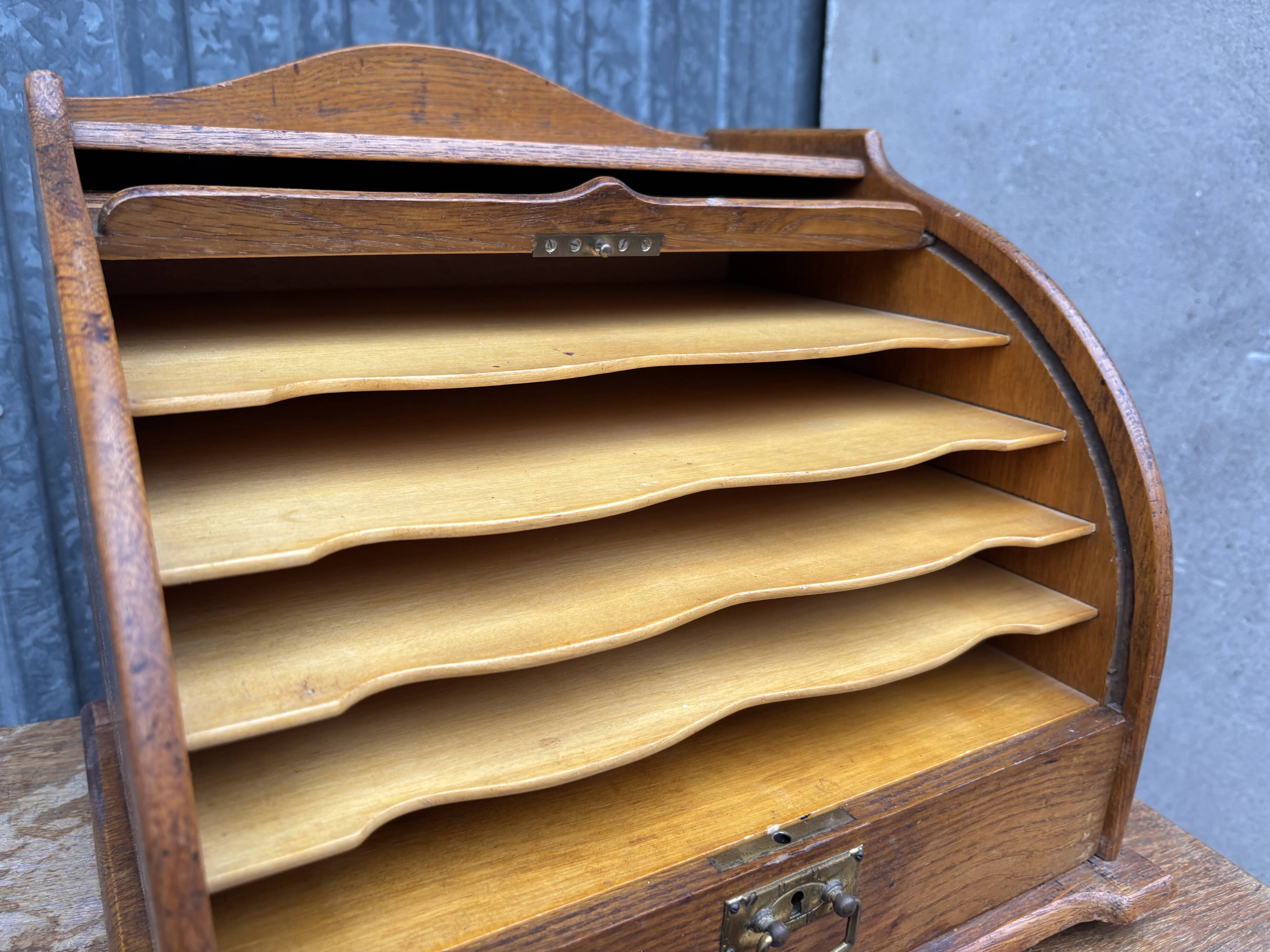 vintage American style office archive box