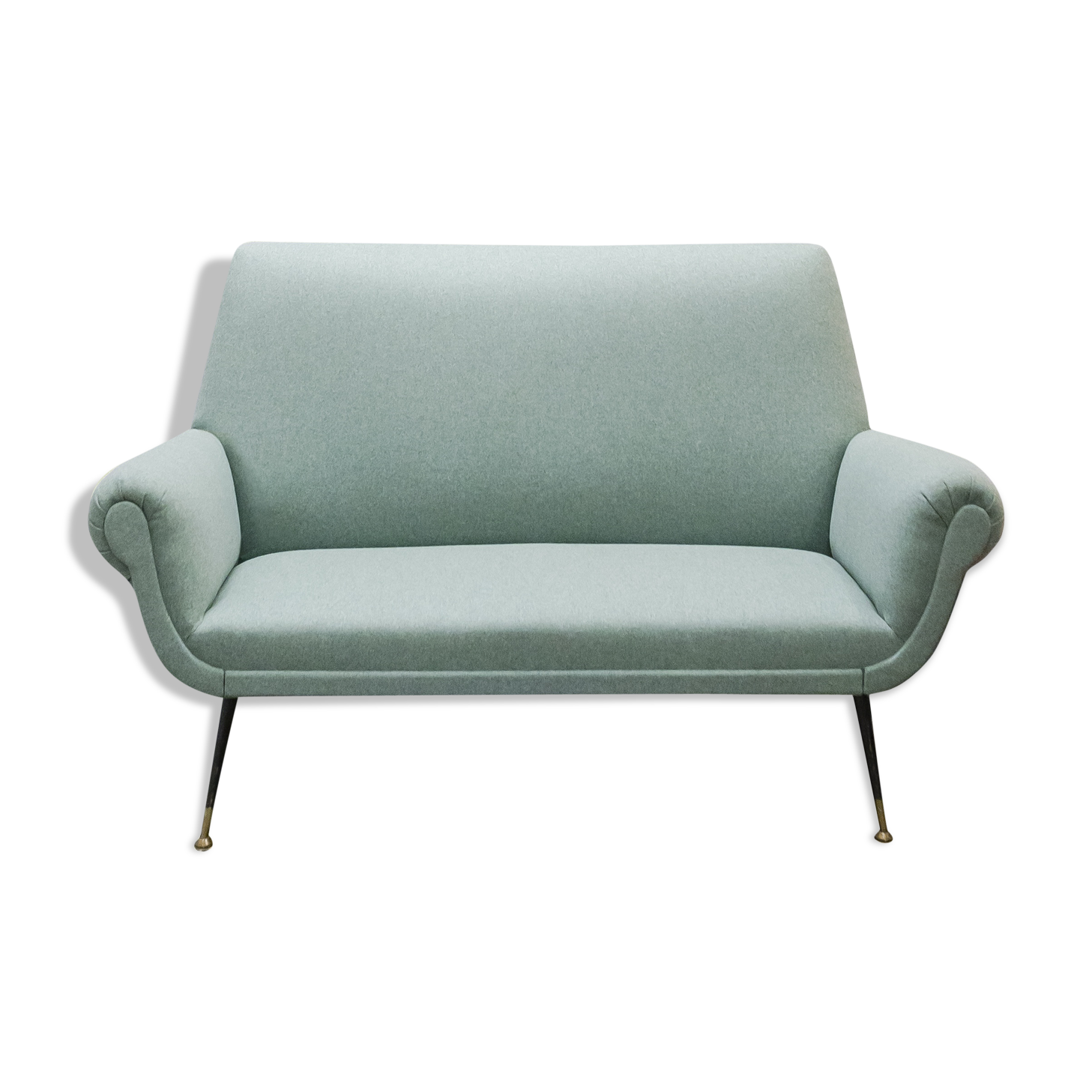 Sofa Sofa 1950's Gigi Radice to Minotti blue/green celadon