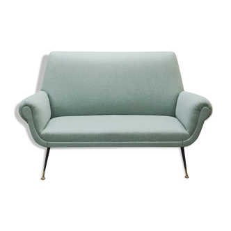 Sofa Sofa 1950's Gigi Radice to Minotti blue/green celadon