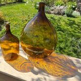 2L amber demijohn