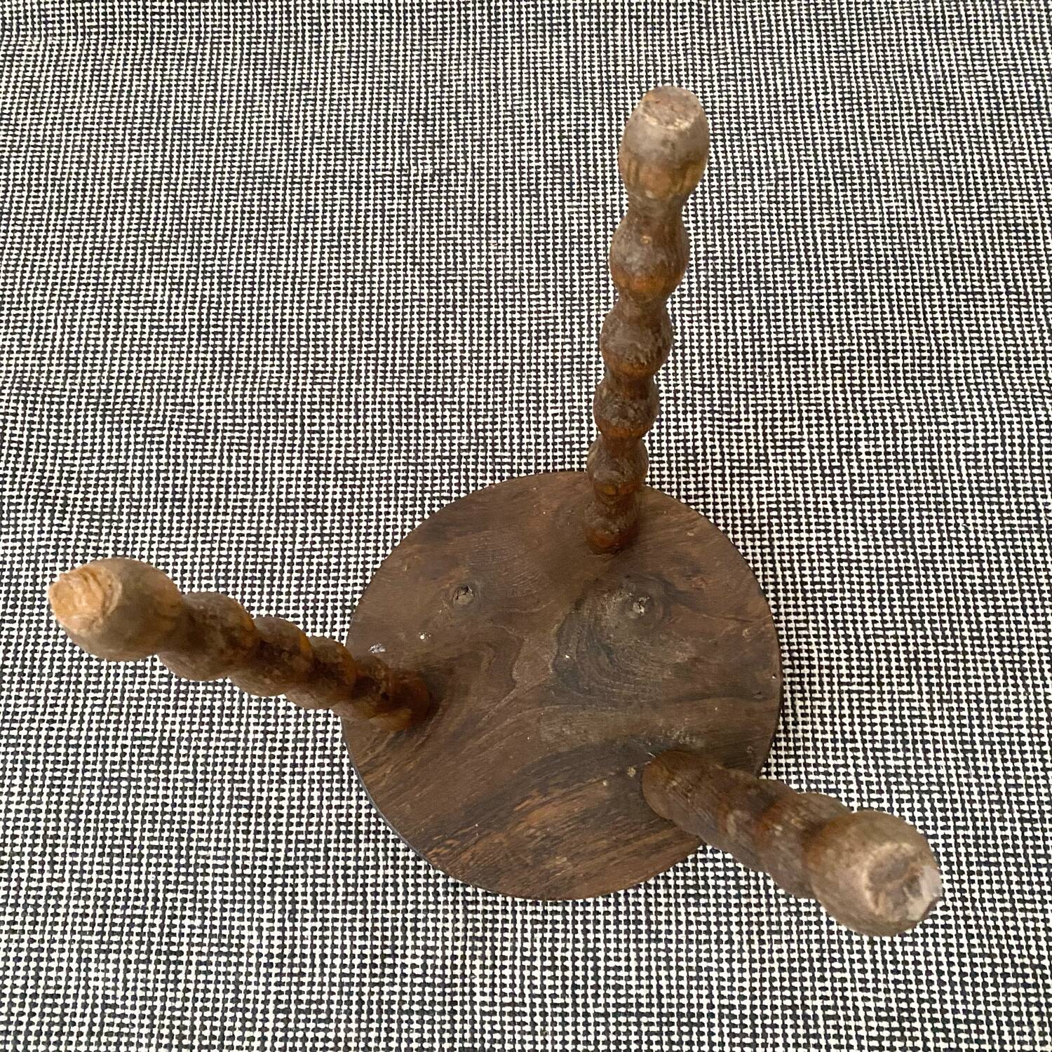 Vintage tripod stool