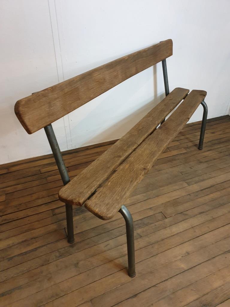 Locker room bench