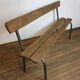 Locker room bench