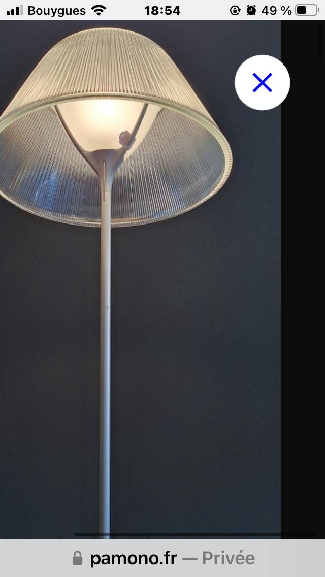 Romeo moon floor lamp By Philippe Starck