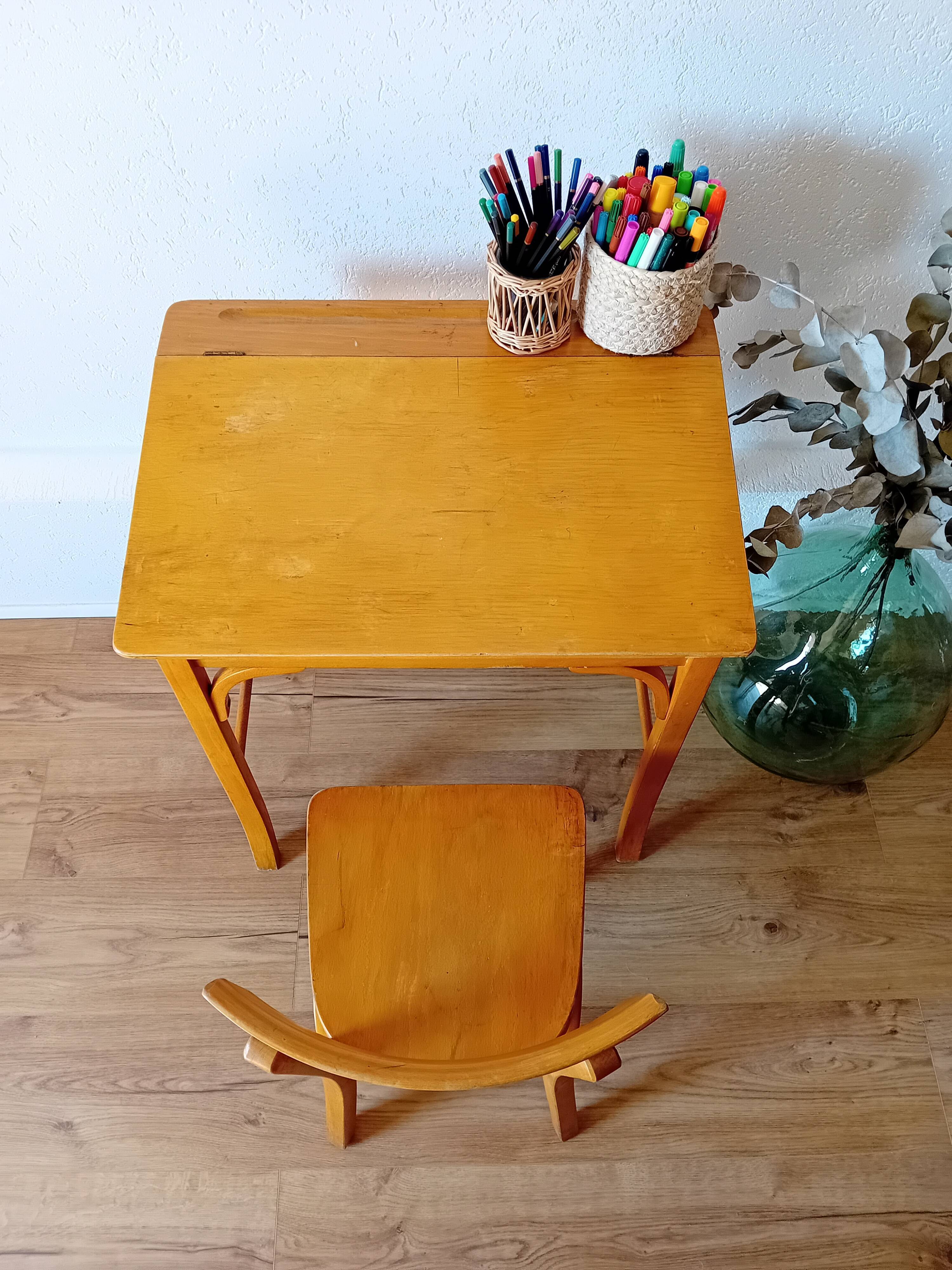 Baumann desk and chair set