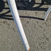 Lot de 4 chaises en bois tournés et cannage 