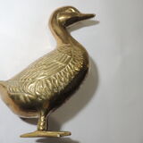 Brass/vintage duck set