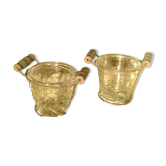 Set of 2 tealight holders