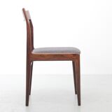 Suite of 6 Scandinavian rosewood chairs from Rio