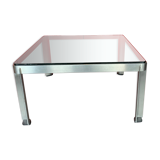 Low table design aluminum thick glass slab