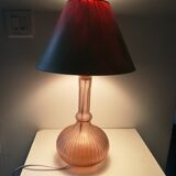 Frosted glass art deco lamp