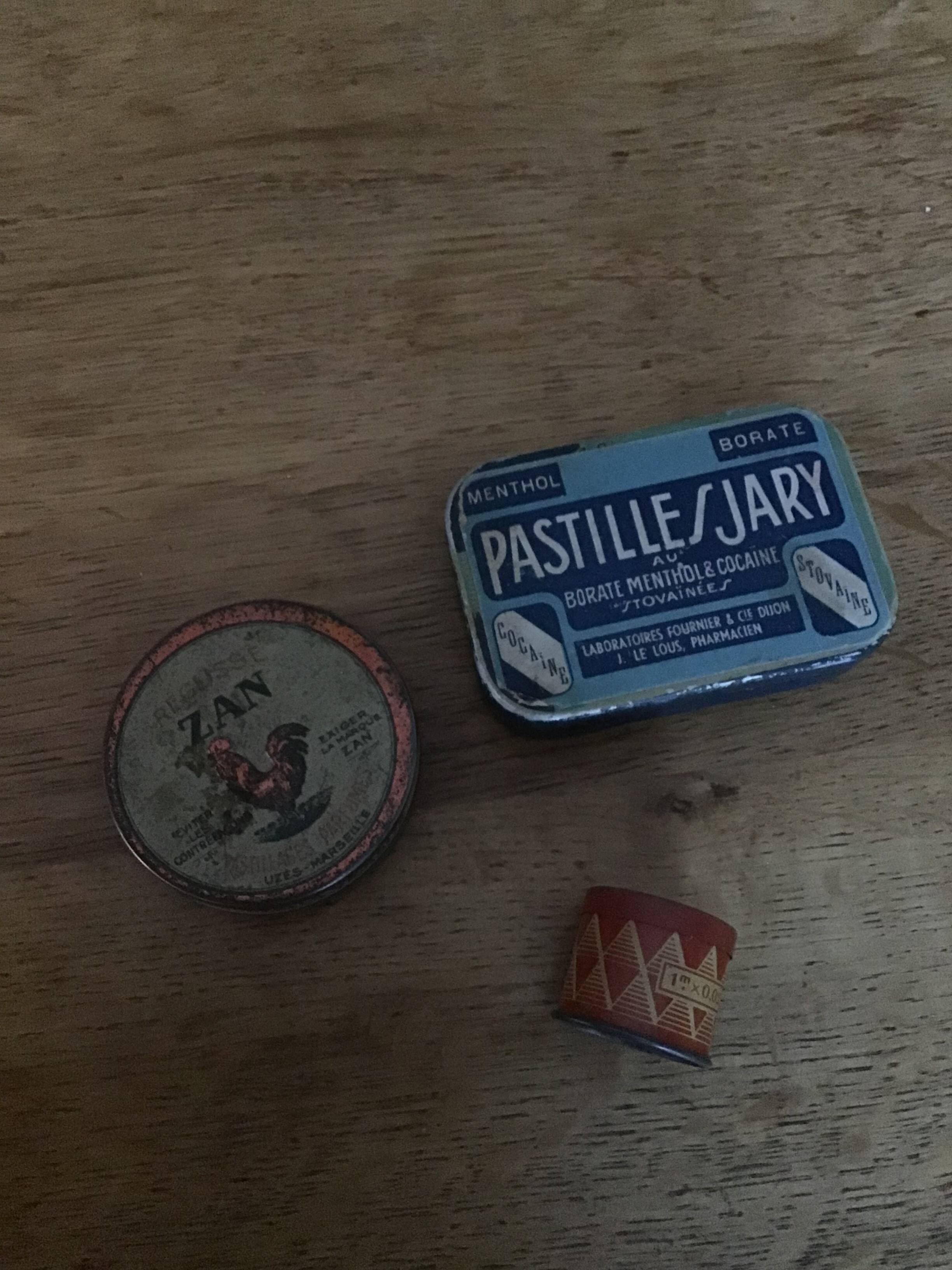 Lot of old pharmacy boxes