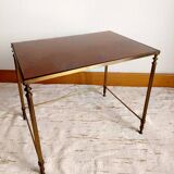 Gilded bronze side table from Maison Baguès