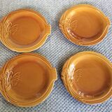 Series of 4 fish plates